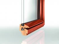Holz-Fenster-Profil PaXretro58 mit 2-fach Verglasung