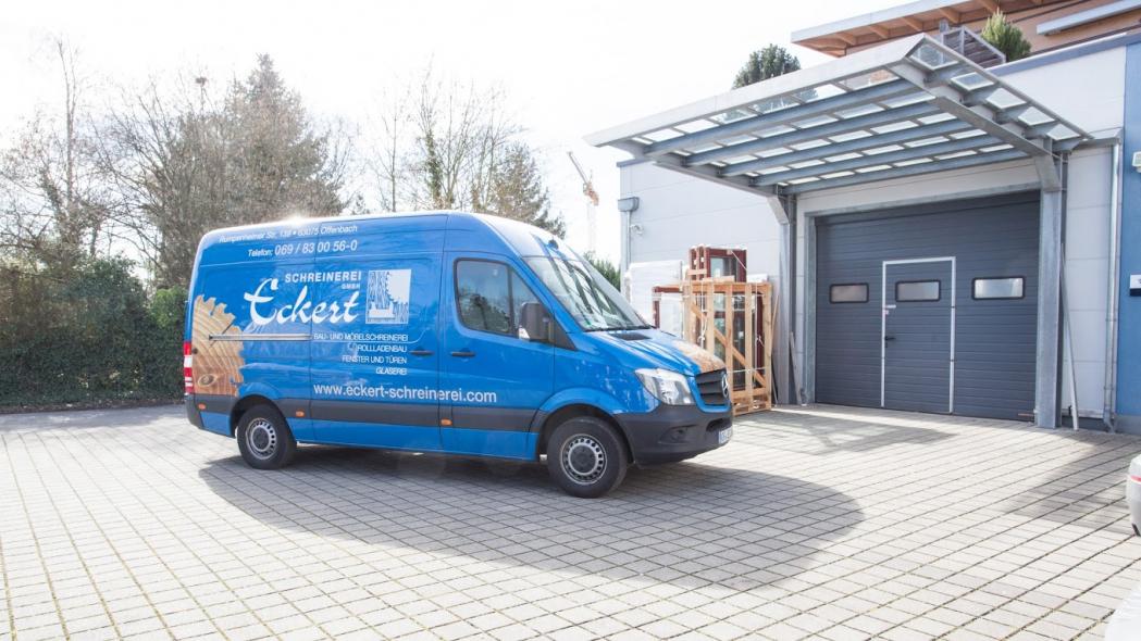 Fuhrpark Schreinerei Eckert in Offenbach